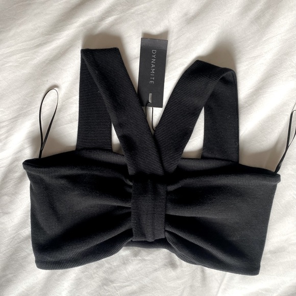 Dynamite Tops - Dynamite Crop/Bra Top